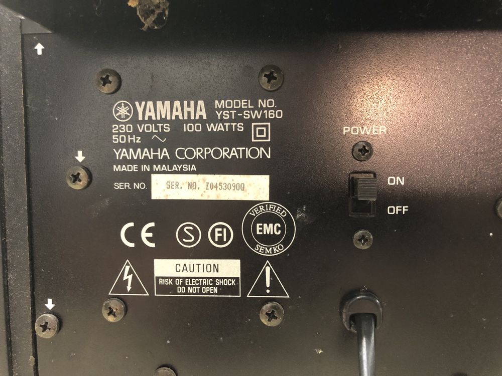 Yamaha Активен Subwoofer YST-SW160