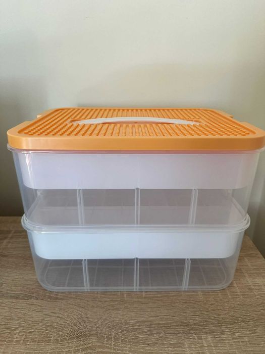 Cutie de depozitare pentru blocuri de construcție Lego