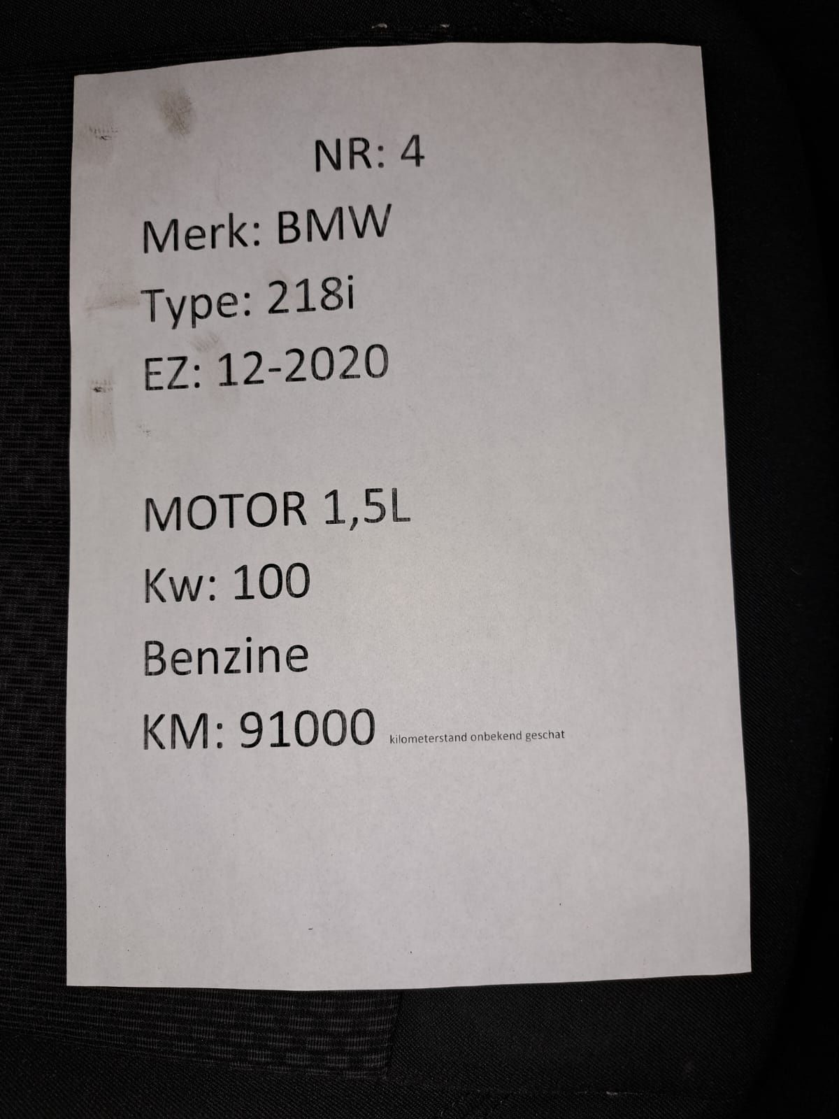 Bmw seria 2 grand tourer 1,5 benzina 2020