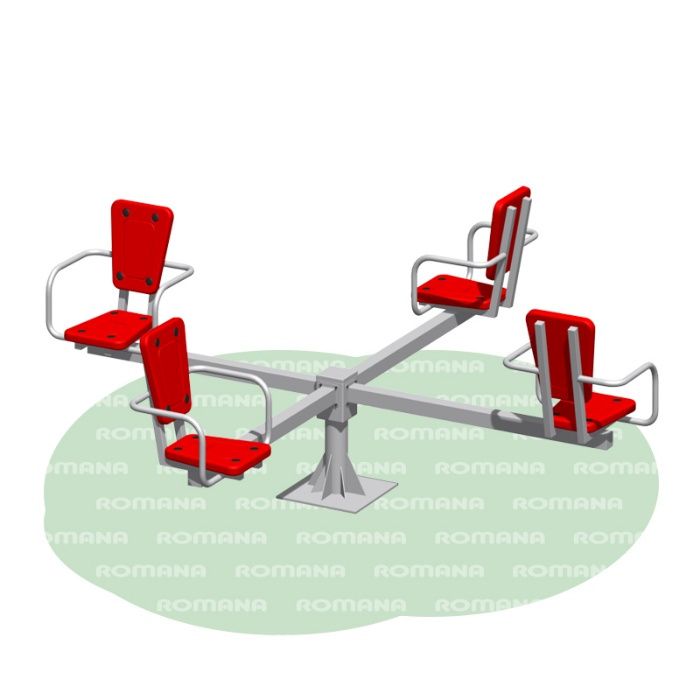Карусель ROMANA Детские площадки Качели Горки Качалки Балансиры Лазы