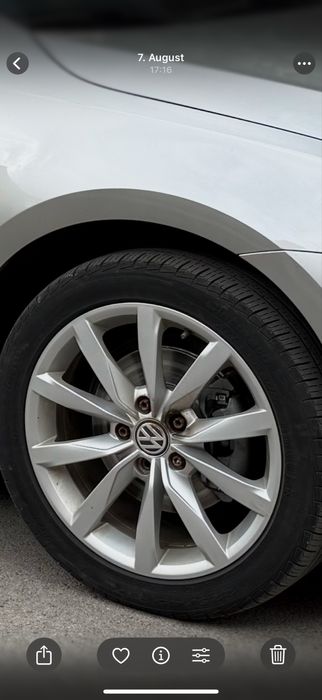1 брой Джанта за VAG 17” 5 х 112, 2 броя са налични. Цената е за брой.