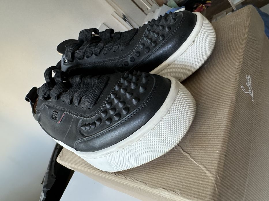 Christian Louboutin Happyrui Spikes Sneakers piele naturala 42