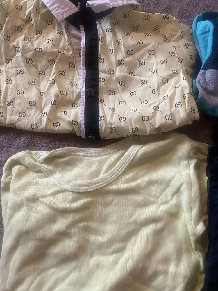 Лот за момче риза Gucci дънки блузи -2 г