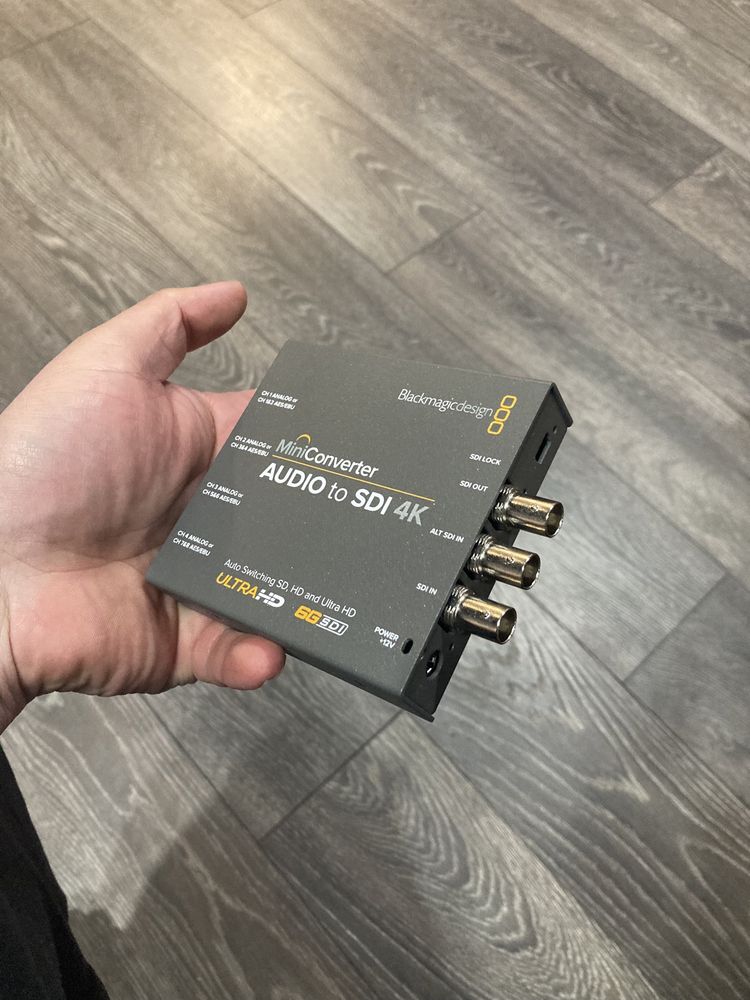 Blackmagic Mini Converter Audio-SDI 4K