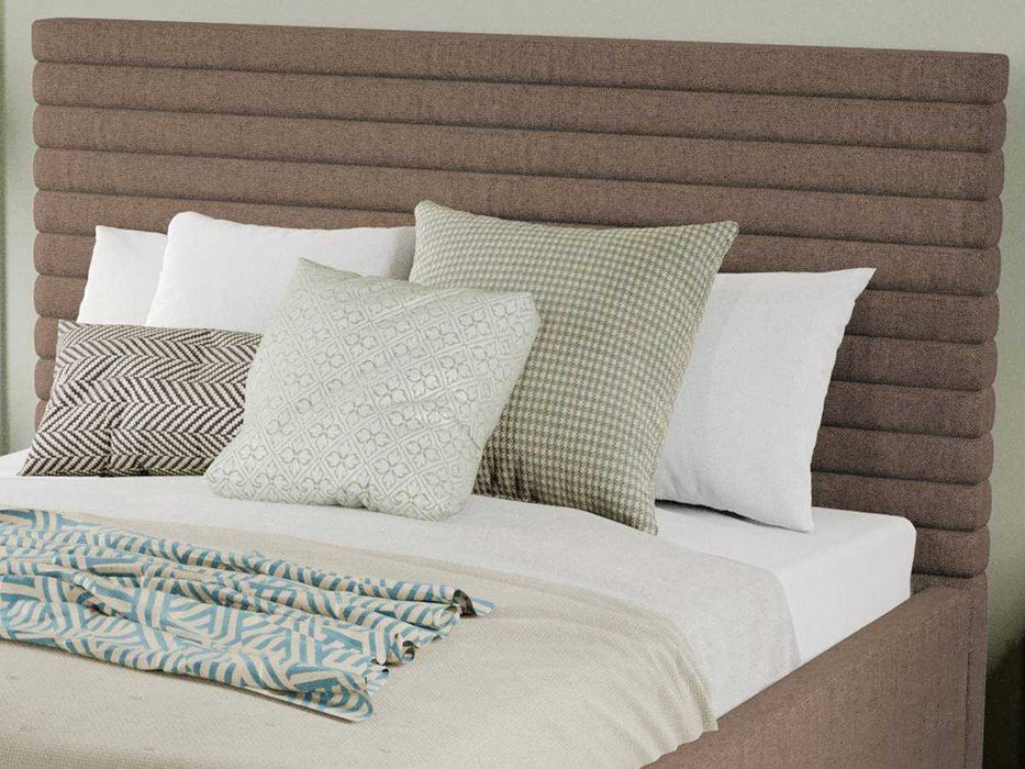 Pat Tapitat Mateo Cappuccino - Velluto 29 saltea de 190 rabatabil+lada