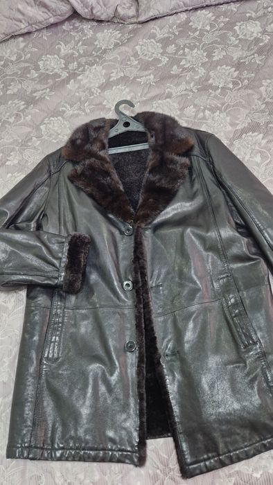 Дубленка кожанная натуральная мужская