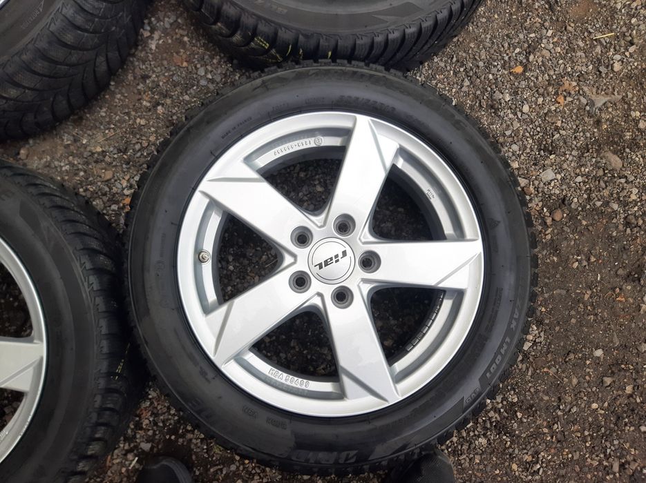 4бр.Лети Джанти с зимни гуми 5х112 ЕТ-48**7J-16цола за VW-ФОЛКСВАГЕН