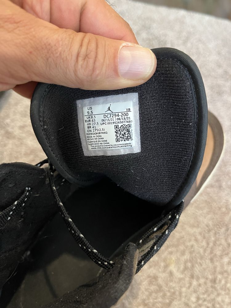 Nike Jordan 1 Mid “Dark Chokolate”-оригинални мъжки маратонки