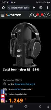 Sennheiser Rs-U ca noi dar fără cutie