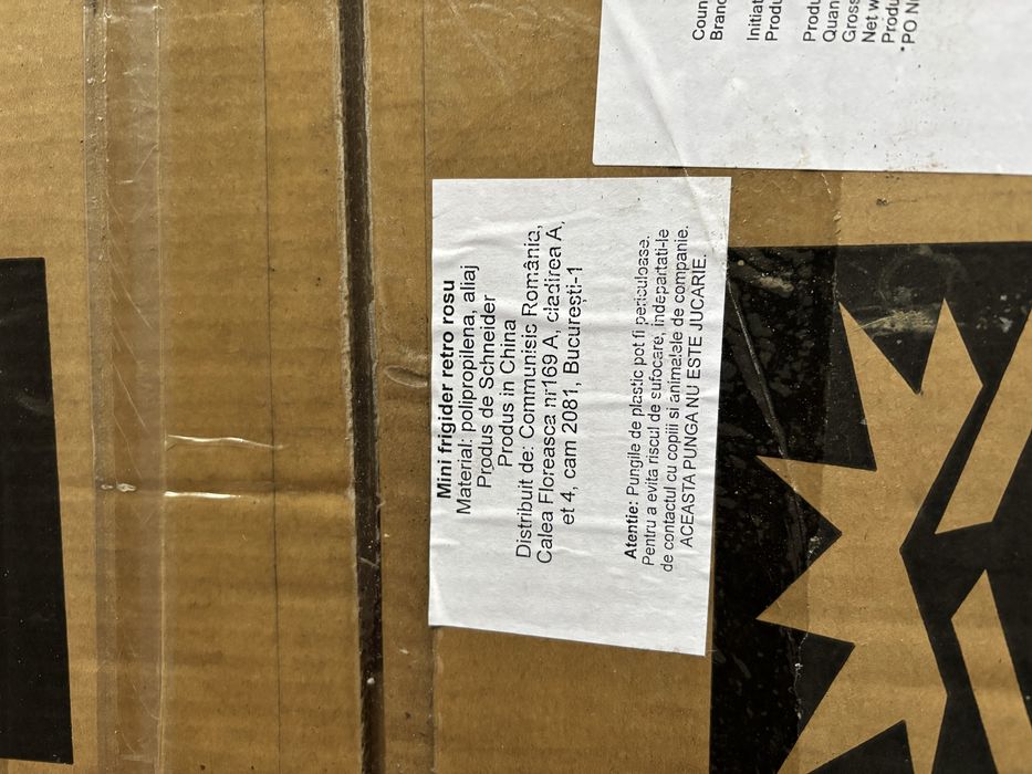 Mini frigider Retro, Schneider, 109 litri, rosu Nou Sigilat