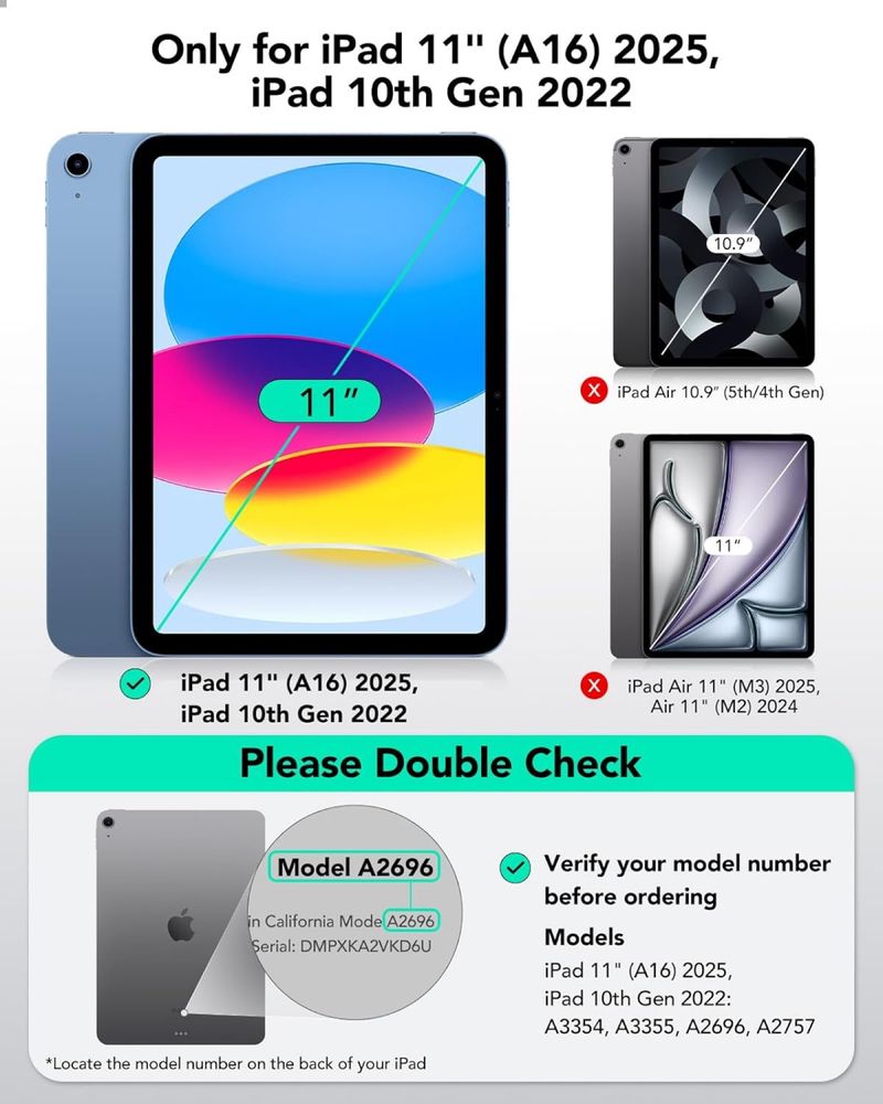 НОВ Калъф за таблет ESR  Ipad 10, 11 и A16
