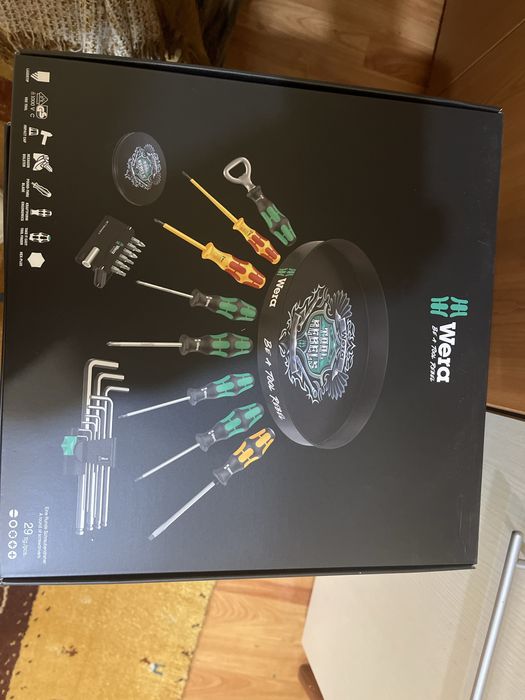 Set șurubelnițe Wera 29 piese, editie limitata