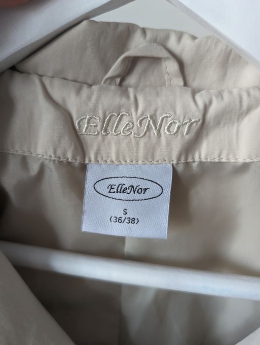 Trench bej căptușit