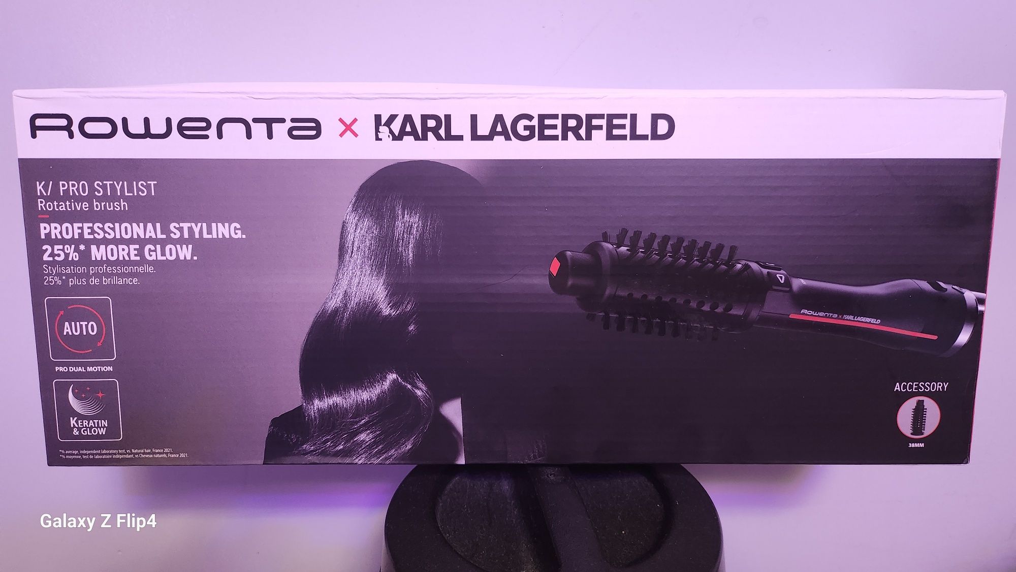 Електрическa четкa за коса Rowenta Brush Activ,KARL LAGERFELD