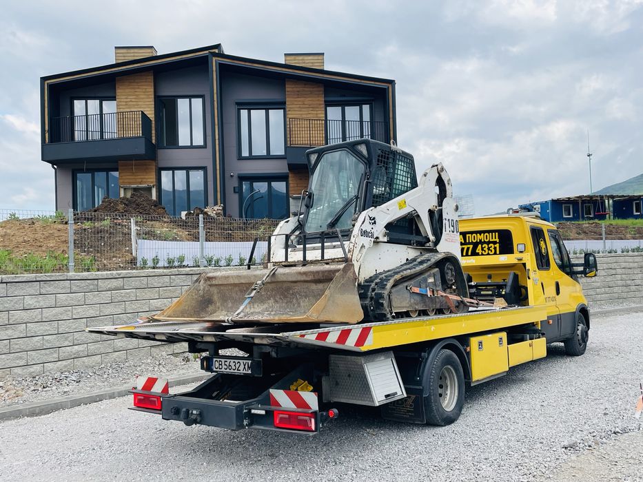 Пътна помощ Строителна техника