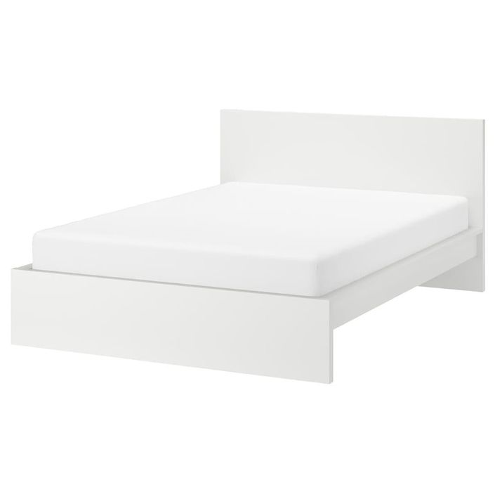 Pat Ikea 140x200 Malm cu tot cu somiera