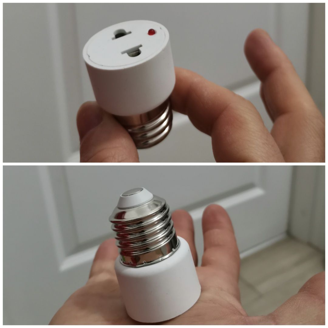 Adaptor E27 la priza, Dulie E27 cu adaptor de priza