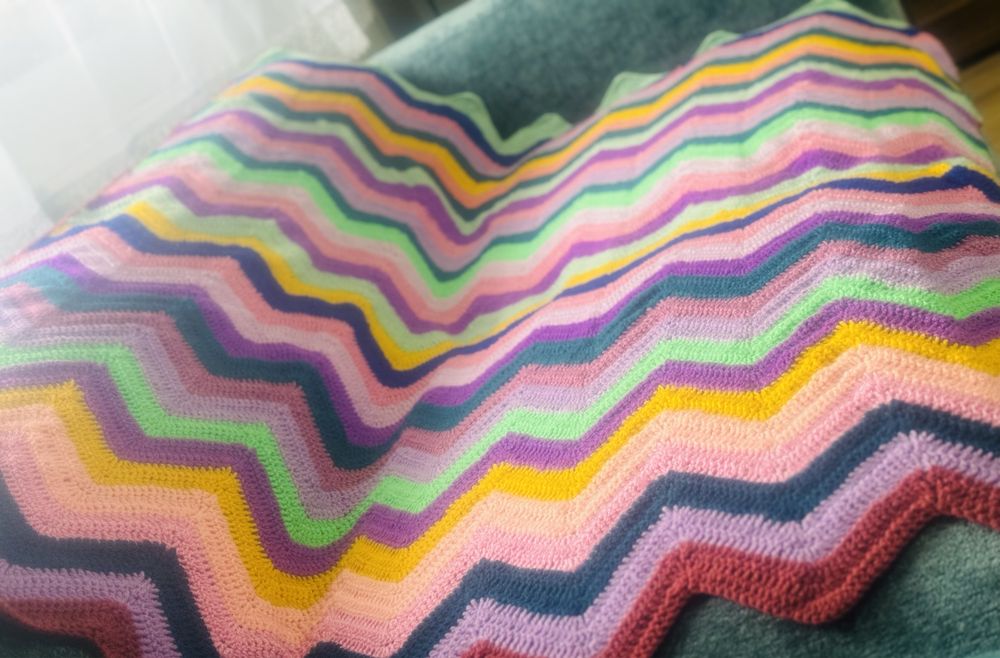 Cuvertura realizata manual 115*145 cm