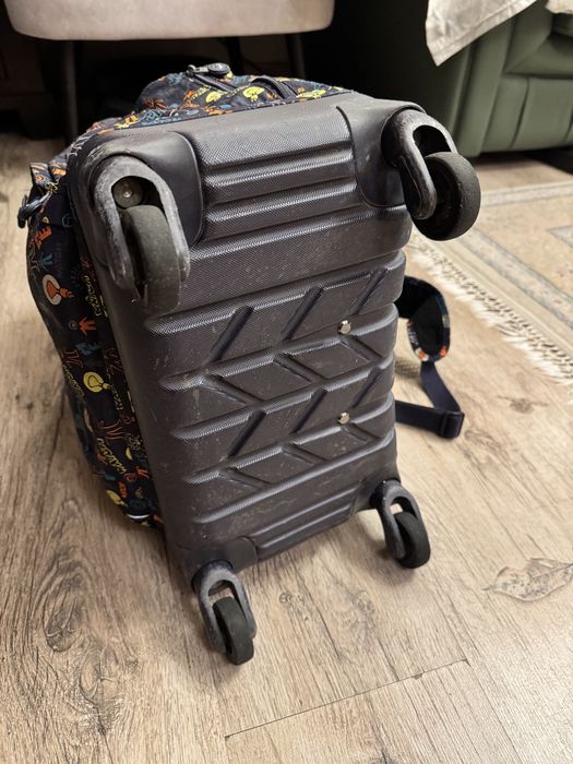 Rucsac Ghiozdan Scoala Kipling Original cu roti usor si incapator