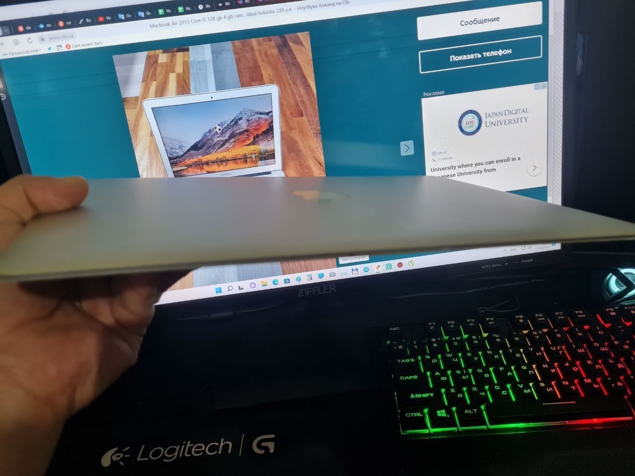 Macbook Air sotiladi holati yangiday