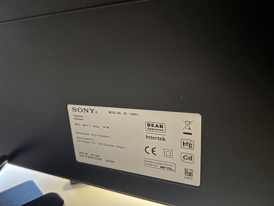 Smart Tv Sony Bravia 4K VH2 164cm