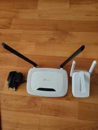 Router TP-LINK TL-WR841N 300 mbps + Extender MERCUSYS MW300RE 300 mbps