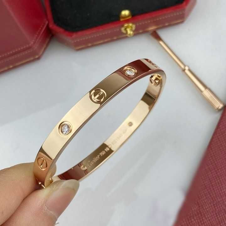 Brățară Cartier LOVE 21 Rose Gold 18K Diamond