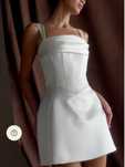 Rochie Meshki mini alba