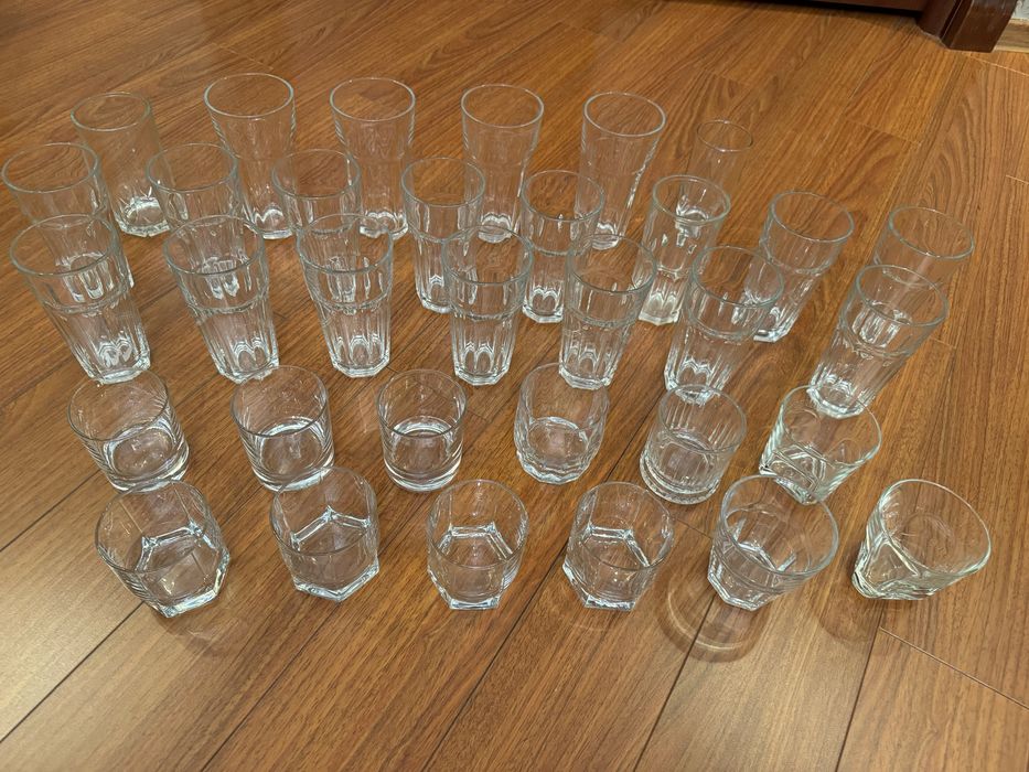 Стаканы, соусницы, кружки