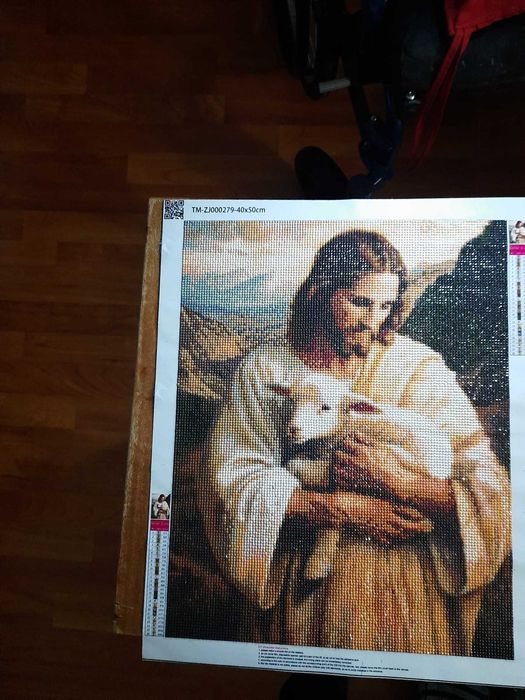 Goblen cu diamante, Pastorul Cel Bun