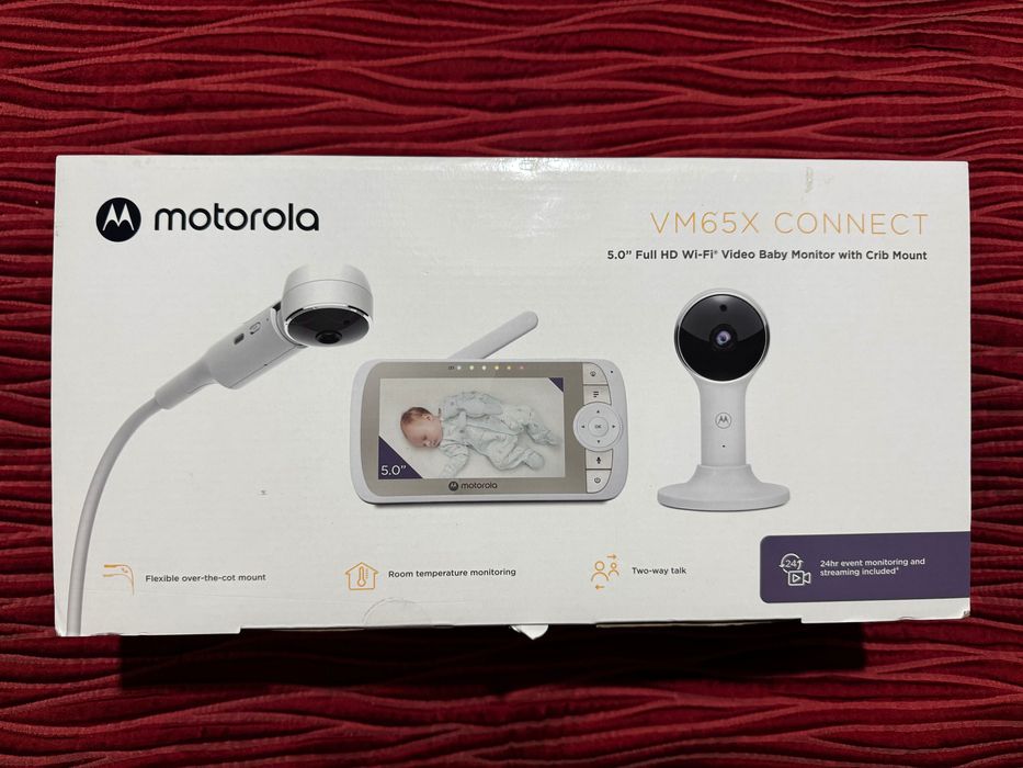 Motorola VM65X CONNECT бебефон, ЧИСТО НОВ