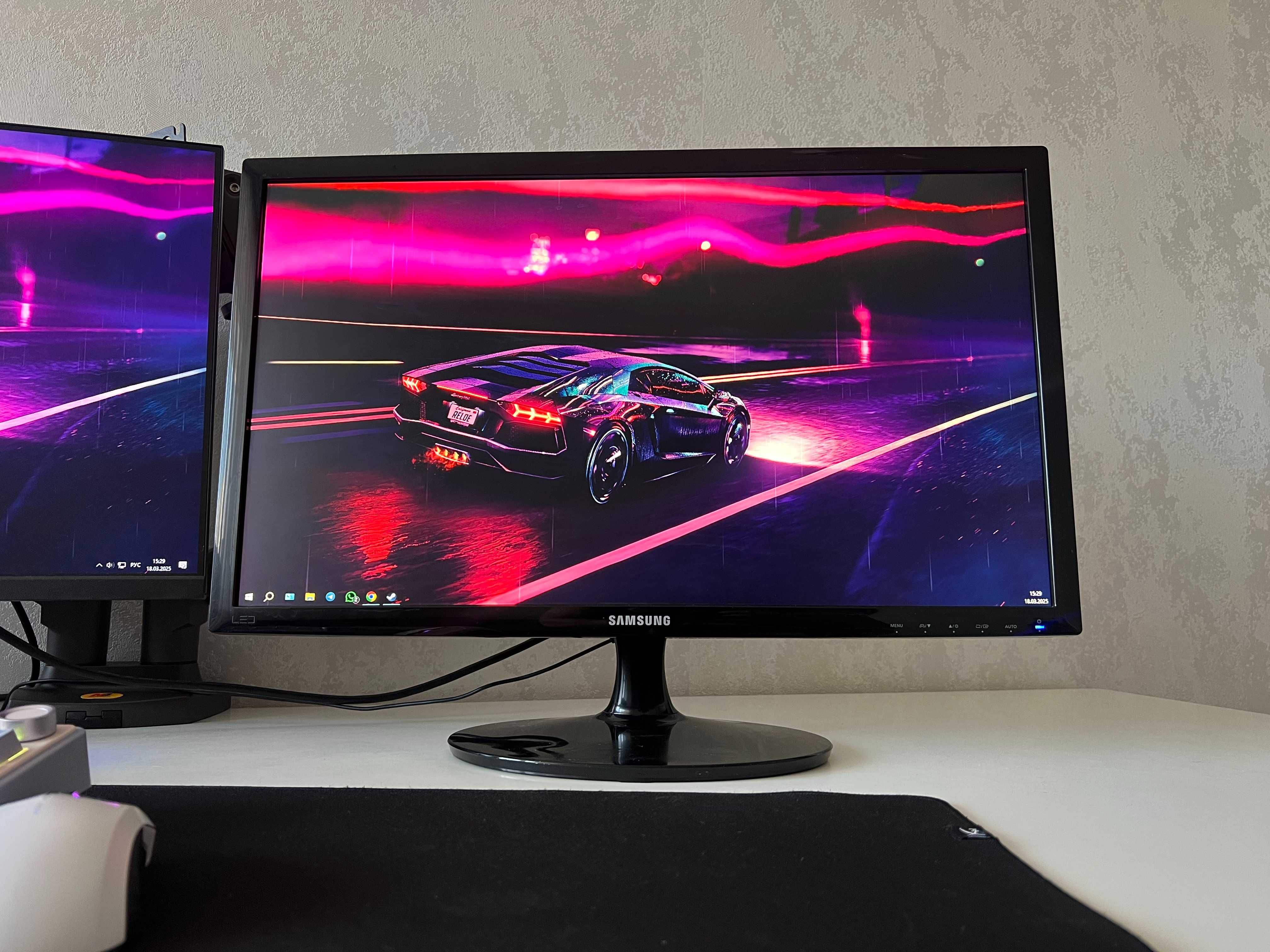Монитор Samsung / 24 дюйма / 75 герц / HDMI / VGA
