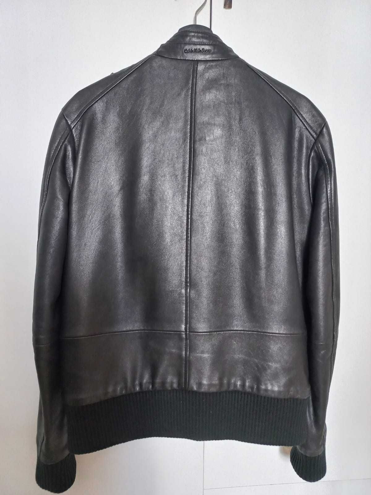 Продам кожаную куртку от Calvin Klein
