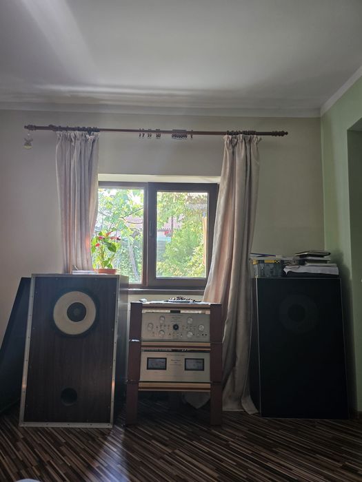 De vanzare amplificator cu preamplificator phase linear 4000 cu boxe .