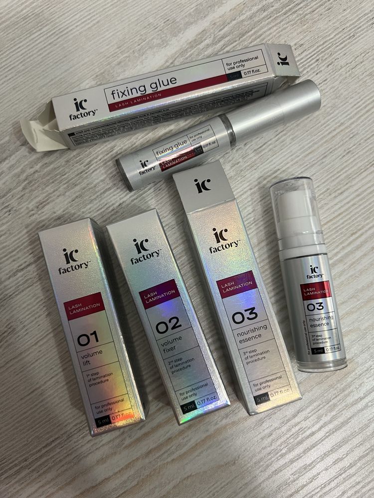 Набор для ламинирования ресниц и бровей ic factory