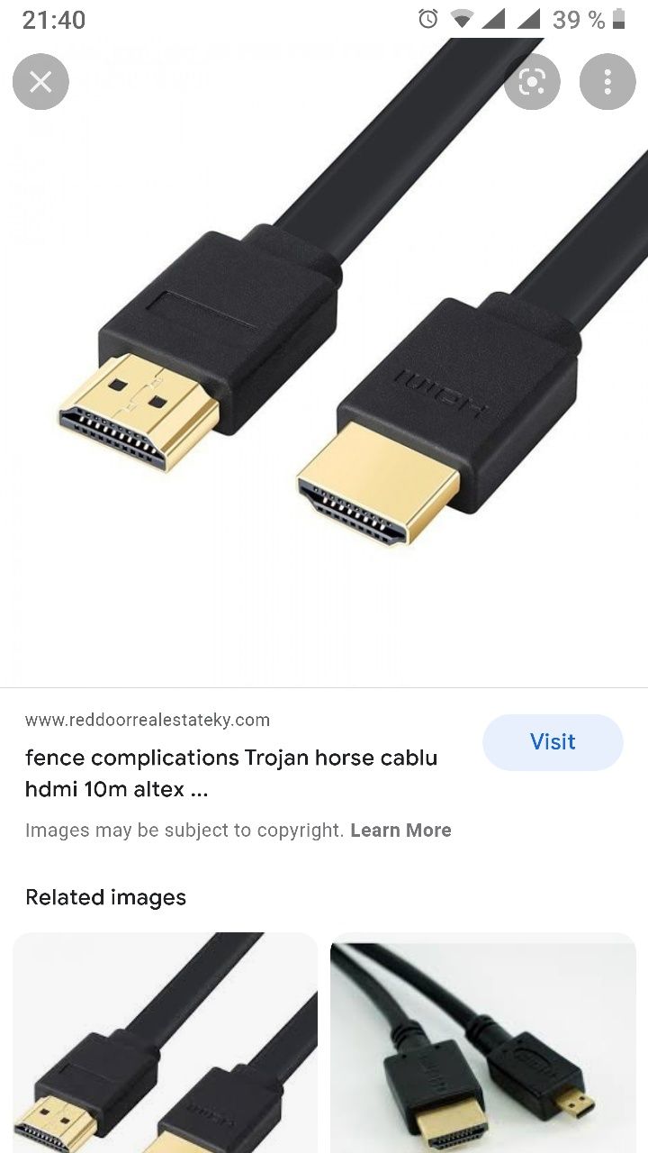 Cablu HDMI 2.5 metri ecranat pe mai multe niveluri