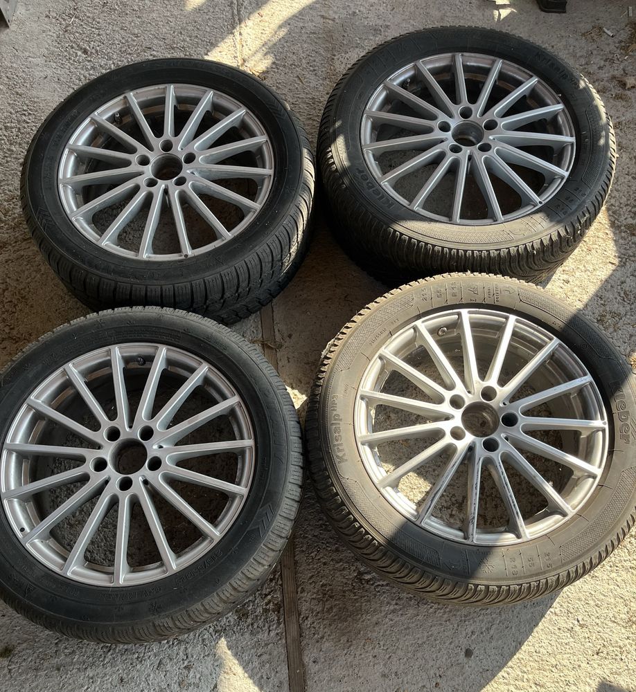 Джанти с зимни гуми 18” Mercedes 5x112