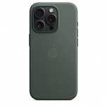 Husa iPhone 15 Pro Leather Apple Evergreen