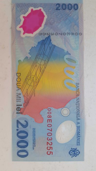 Bancnote 2000 lei cu eclipsa, 50€/bancnota
