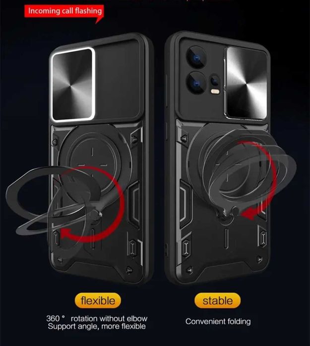 Husa ARMOR Magsafe cu inel si protectie glisanta pt. Motorola Moto G72