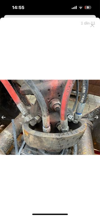 Cupa hidraulica cu rotator pentru macara sau mini excavator