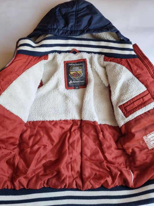 Зимно яке Palomino с пухена подплата, в червен и син цвят, размер 122