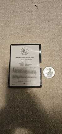 Moneda de argint Britannia 1998 cu certificat