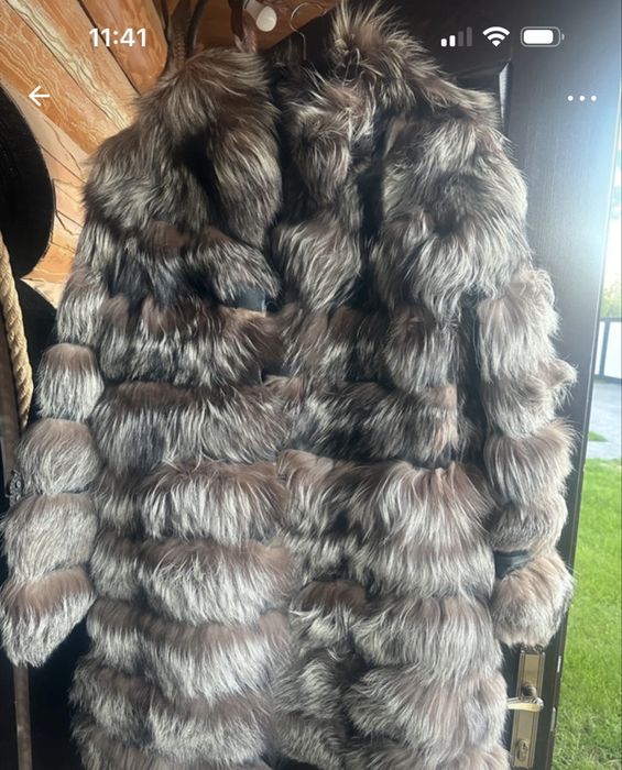 Blană naturala ,vulpe polara