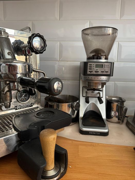 Espressor Rocket Giotto Evo R, E61, pompă rotativă, inox + accesorii