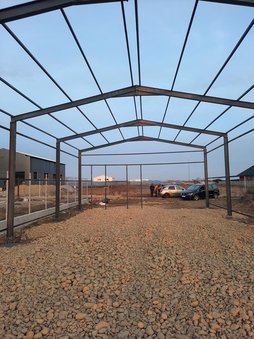 Vând hale metalice lucrăm fără avans