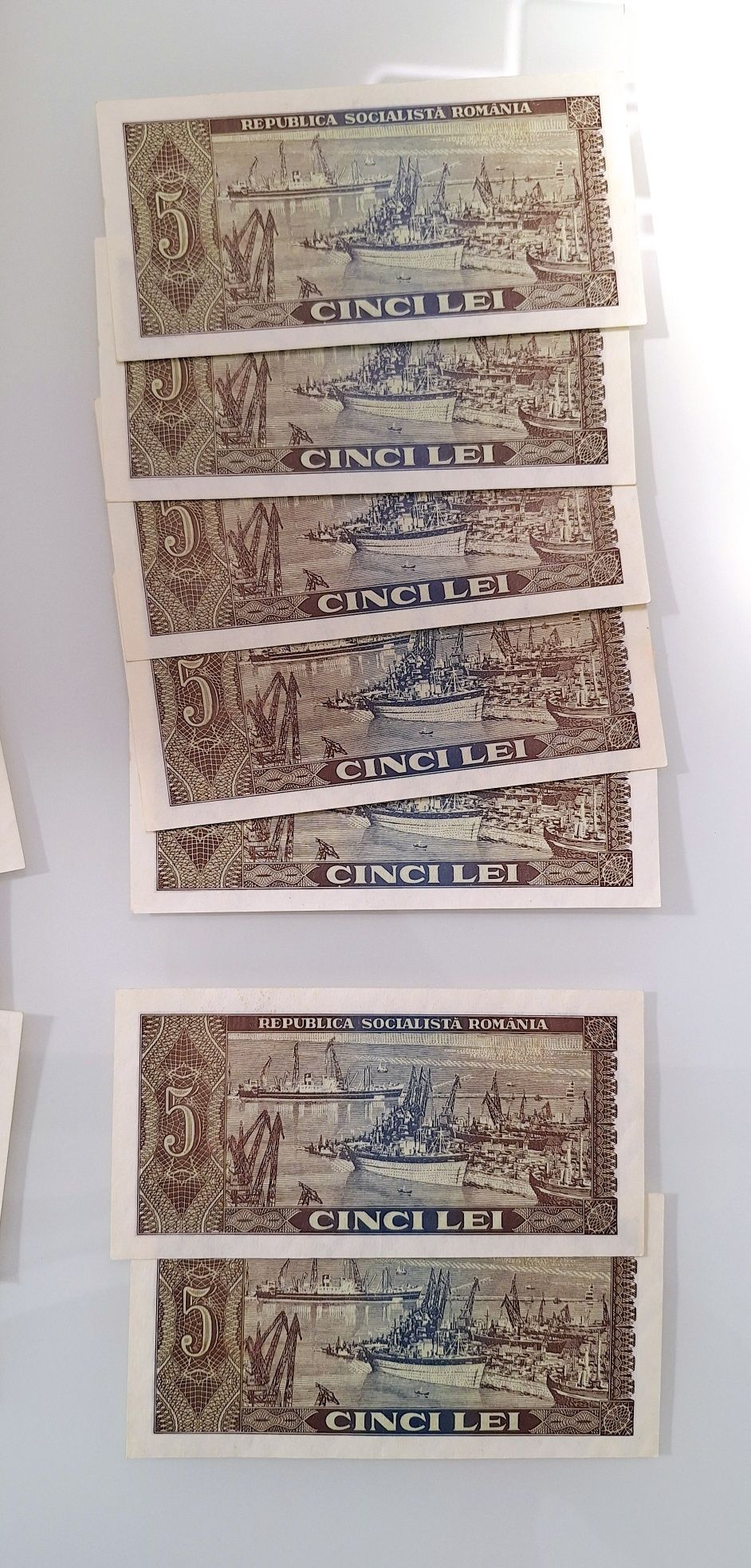 Bancnota 5 lei 1966 UNC