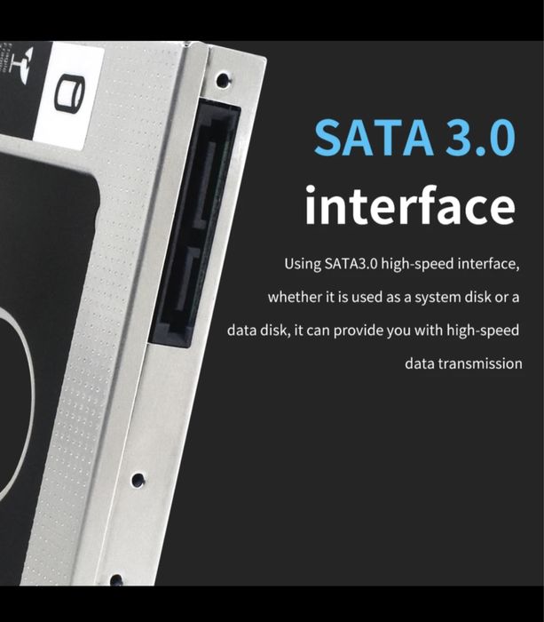 HDD/SSD Caddy Aluminiu