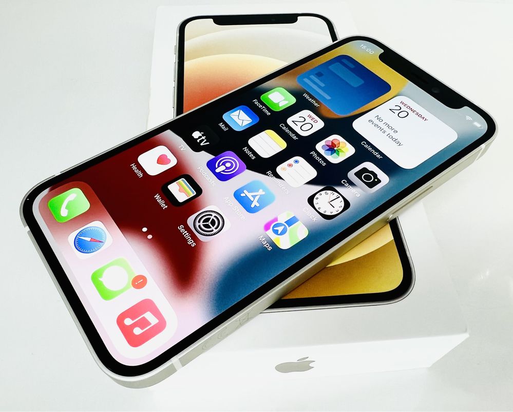 Apple iPhone 12 128GB White Перфектен! Гаранция!
