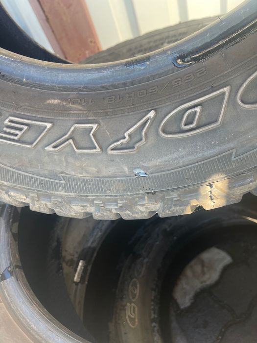 Продавам 3бр.гуми Goodyear wrangler  Гуми 265/60R18